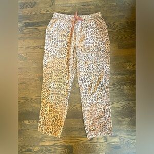 Pilcro Anthropologie cropped corduroy joggers size M